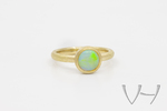 Opalring, Opalschmuck, Handarbeit, Goldschmiede Verena Heider, Goldschmiede Bergisch Gladbach